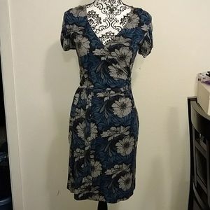 Banana republic floral print dress.